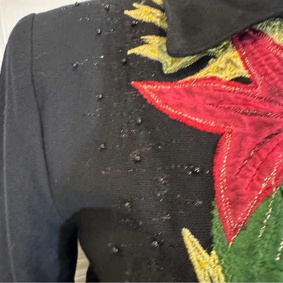 Anage embroidered vintage leaf jacket size small - Picture 9 of 14